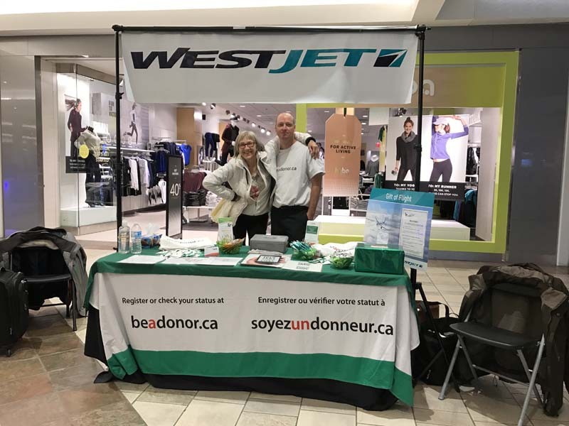 WestJet Ticket Sales - Mall 2016
