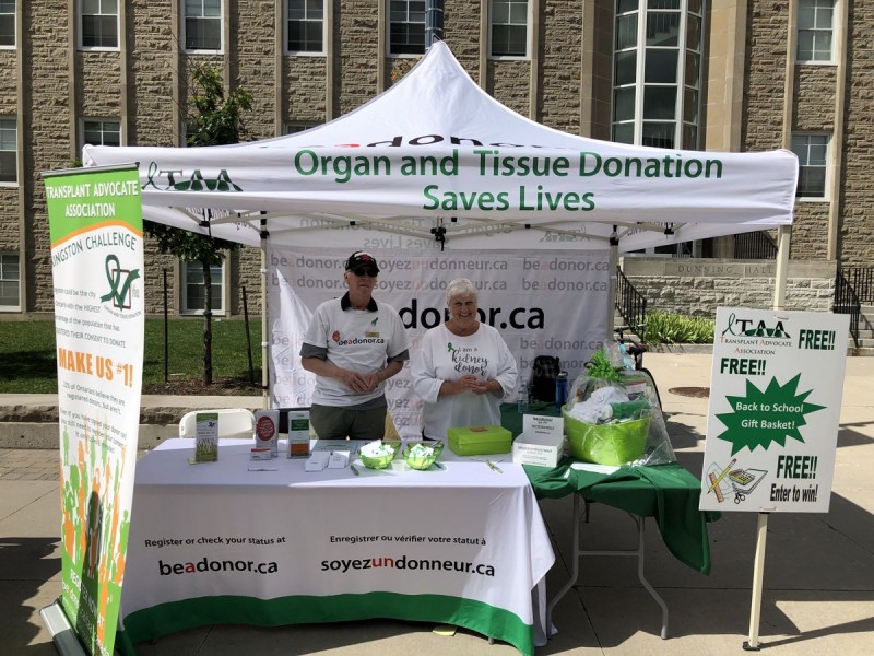 Queen's Sidewalk Sale Display