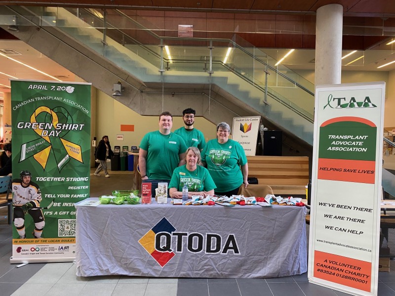 Co-Host Info Booth with QTODA at Queen's