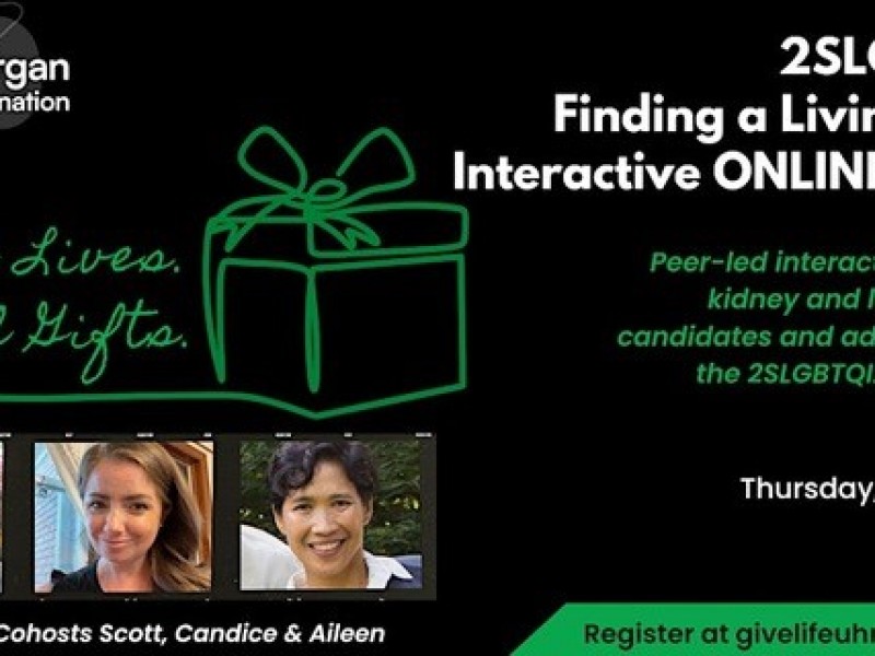 2SLGBTQIA+ Finding a Living Organ Donor Session