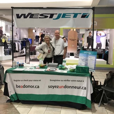 WestJet Ticket Sales - Mall 2016